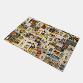 Vintages Halloween Ephemera Fußmatte (Schrägansicht)