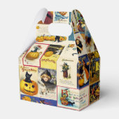 Vintages Halloween Ephemera Geschenkschachtel (Rückseite)