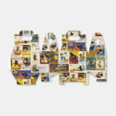 Vintages Halloween Ephemera Geschenkschachtel (Ungefaltet)