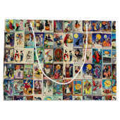 Vintages Halloween Ephemera Große Geschenktüte (Rückseite)