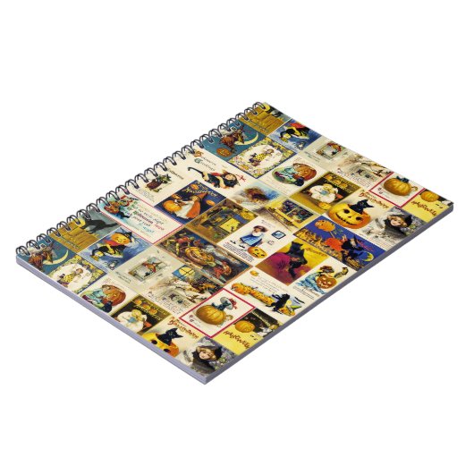 Vintages Halloween Ephemera Notizblock (Linke Seite)