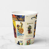 Vintages Halloween Ephemera Pappbecher (Rechts)