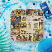 Vintages Halloween Ephemera Pappteller (Party)