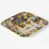 Vintages Halloween Ephemera Pappteller (Gewinkelt)