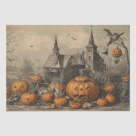 Vintages Halloween Ephemera Seidenpapier