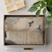 Vintages Halloween Ephemera Seidenpapier (Geschenk)