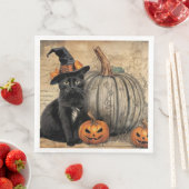 Vintages Halloween Ephemera Serviette (Beispiel)