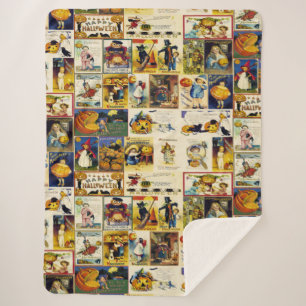 Vintages Halloween Ephemera Sherpadecke