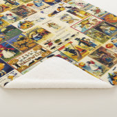 Vintages Halloween Ephemera Sherpadecke (3/4)