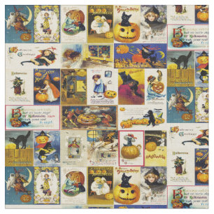 Vintages Halloween Ephemera Stoff