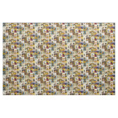 Vintages Halloween Ephemera Stoff (Fat Quarter (45,7 x 55,9 cm))