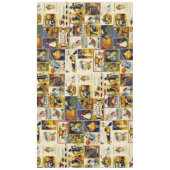 Vintages Halloween Ephemera Tischdecke (Vorderseite)