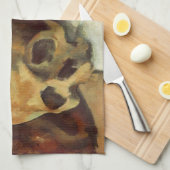 Vintages Halloween Geschirrtuch (Viertel Falte)