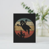 Vintages Halloween-Ghost Postkarte (Stehend Vorderseite)