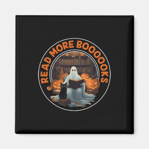 Vintages Halloween Ghost Read more Books Black Cat Magnet