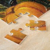 Vintages Halloween Girl mit Pumpkins Puzzle (Seite)