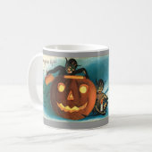 Vintages Halloween Gremlins Kaffeetasse (Vorderseite Links)