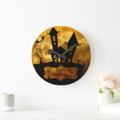 Vintages Halloween Große Wanduhr (Zuhause)
