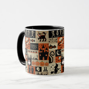 Vintages Halloween, Halloween Nostalgie Tasse