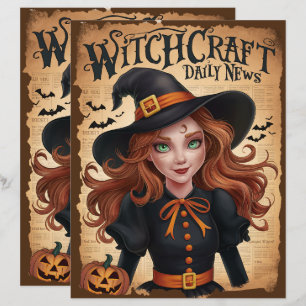 Vintages Halloween-Hexenbuch