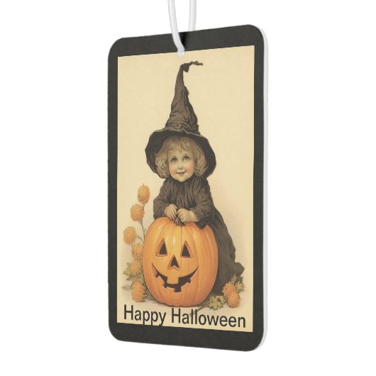 Vintages Halloween-Hexenluftfreshener Autolufterfrischer (Links)