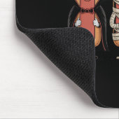 Vintages Halloween Hotdog Vampire Hexenmummy Mousepad (Ecke)