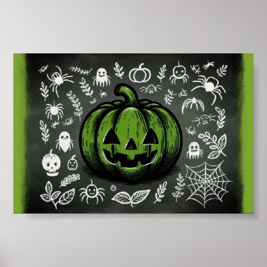 Vintages Halloween - Jack-o' Lantern Poster (Vorne)