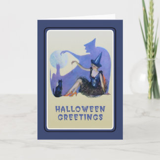 Vintages Halloween Karte