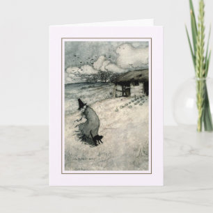 Vintages Halloween Karte