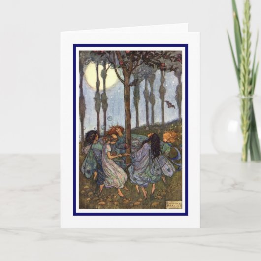 Vintages Halloween Karte (Vorderseite)