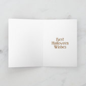 Vintages Halloween Karte (Innenseite)