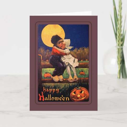 Vintages Halloween Karte (Vorderseite)