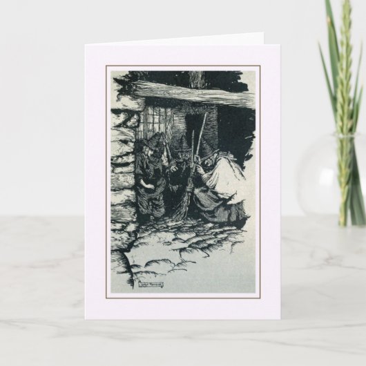 Vintages Halloween Karte (Vorderseite)