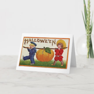 Vintages Halloween Karte