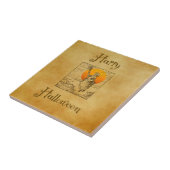 Vintages Halloween Keramik Tile Fliese (Seite)