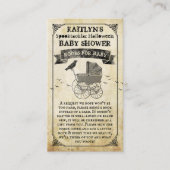 Vintages Halloween-Kinderduschbuch Begleitkarte (Vorderseite)