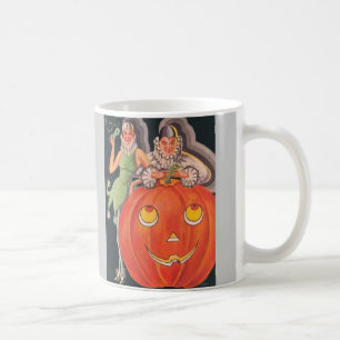 Vintages Halloween-KostümParty Kaffeetasse