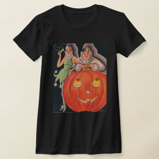 Vintages Halloween-KostümParty T-Shirt (Ablage )