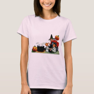 Vintages Halloween Ladys Bio Shirt