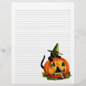 Vintages Halloween-Letterhead-Geschirr (Vorderseite)