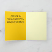 Vintages Halloween "Liebebann " Karte (Innenseite)