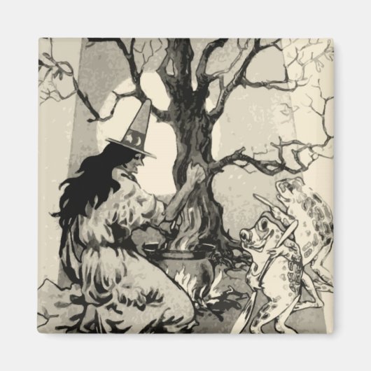 Vintages Halloween Magnet (Vorne)