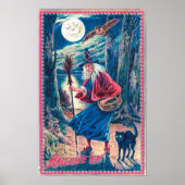 Vintages Halloween-Matte-Poster Poster (Vorne)