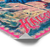 Vintages Halloween-Matte-Poster Poster (Ecke)