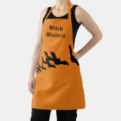 Vintages Halloween mit einem Schwarm fliegender Fl Schürze (InSitu)