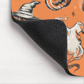Vintages Halloween-Muster Mousepad (Ecke)