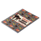 Vintages Halloween-Notebook Notizblock (Linke Seite)