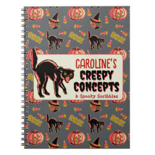 Vintages Halloween-Notebook Notizblock