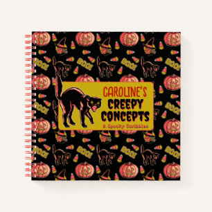 Vintages Halloween-Notebook Notizblock