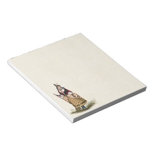 Vintages Halloween-Notepad Notizblock (angewinkelt)